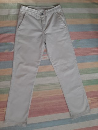 Pantalones muy cómodos azul/verde y beige