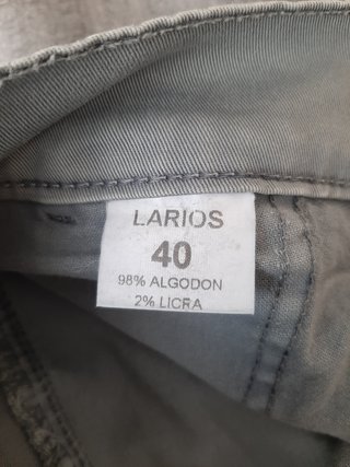 Pantalones muy cómodos azul/verde y beige