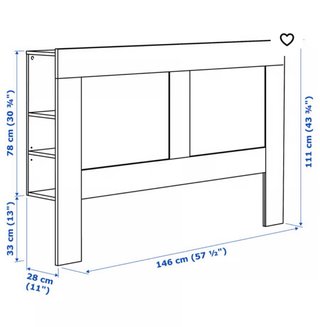 Cabecero Brimnes Ikea Madera
