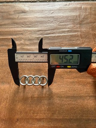 4 Emblemas Audi Anillos Tapabujes.