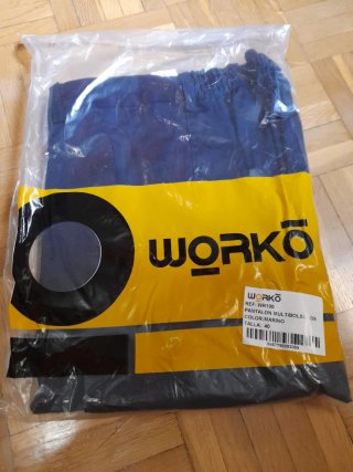 Pantalón de trabajo azul nuevo