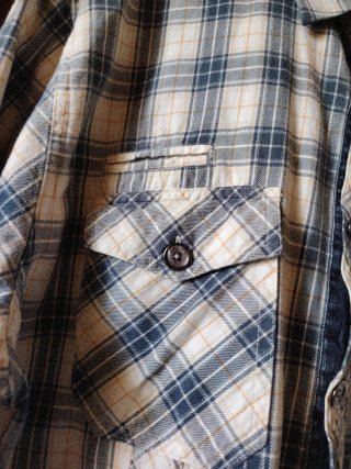 Camicia uomo a quadri kruder azzurra