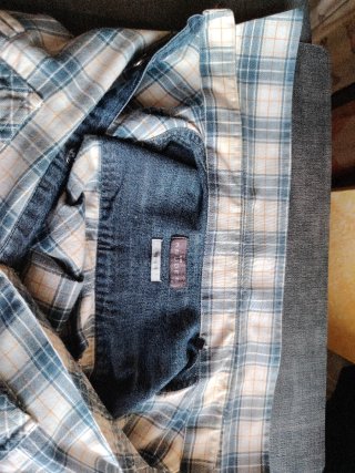 Camicia uomo a quadri kruder azzurra