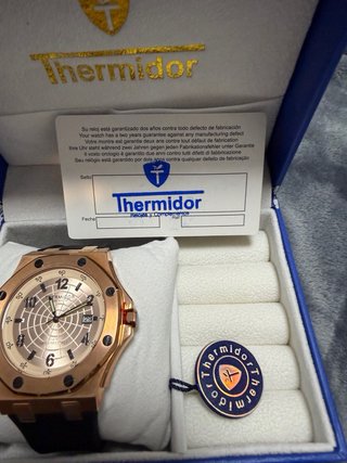 Reloj Thermidor San Marino Oro y Negro