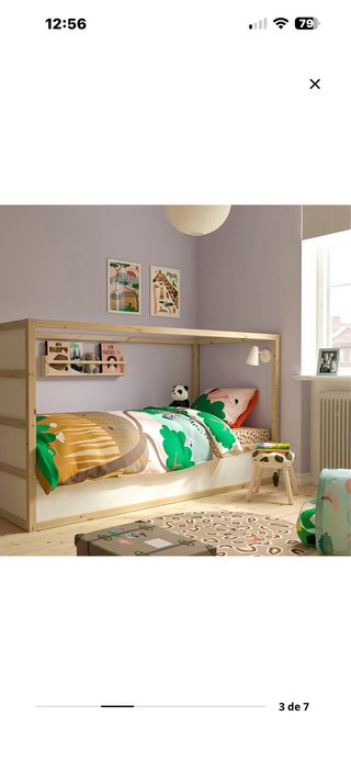 Cama infantil reversible madera