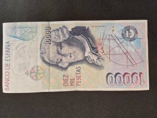 Billete 10000 pesetas 1992