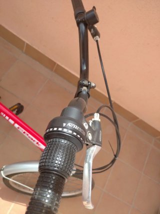 Bicicleta plegable F-Park 20 roja