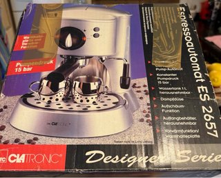 Cafetera Espresso Clatronic ES 2657