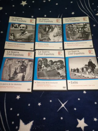 Lote de 10 DVDs  serie "La Guerra Civil Española"