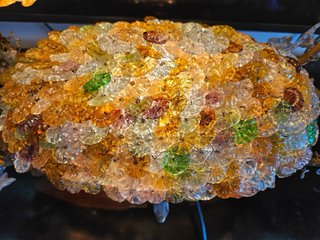 Lámpara Cristal Murano Mid Century Multicolor