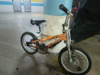 Bicicleta Harley Davidson Infantil Naranja