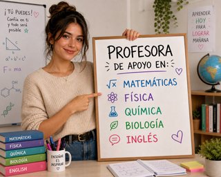 PROFE DE APOYO ESCOLAR (primaria, ESO y bachiller)