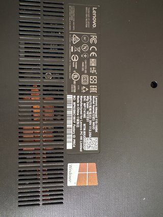 Ordenador portátil Lenovo negro/plateado