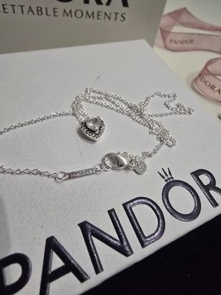 Conjunto Pandora Corazón Plata