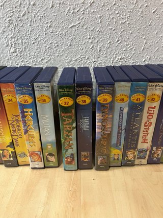 Colección Clásicos Disney VHS y DVD