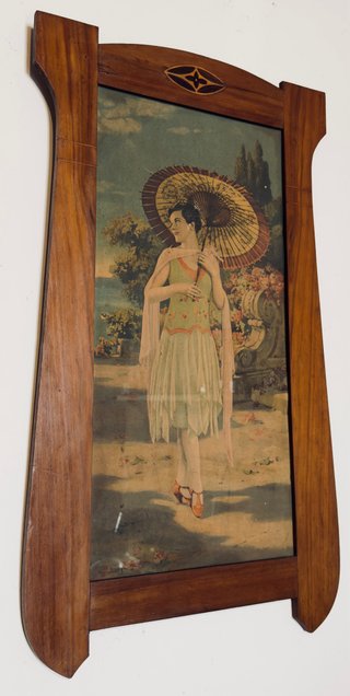 Marco Modernista Madera con Detalle