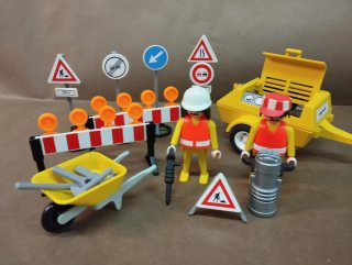 Playmobil Obra Señalización y Maquinaria