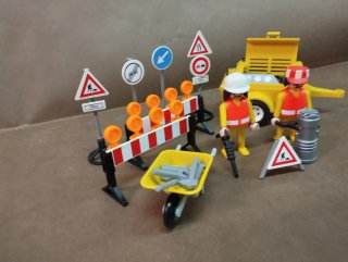 Playmobil Obra Señalización y Maquinaria