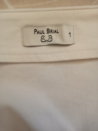 Chaqueta corta Paul Brial blanca manga francesa 36