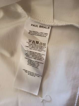 Chaqueta corta Paul Brial blanca manga francesa 36