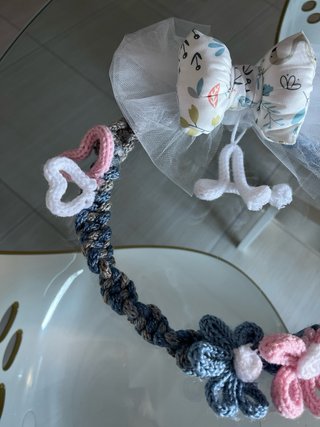 Decorazione porta fatta a mano