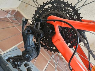 Bicicleta de montaña Rockrider naranja