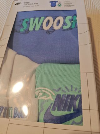 Conjunto Bebé Nike 3 Piezas Talla 6-12 Meses