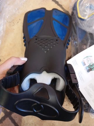 Set Snorkel Bambini Maschera Pinne