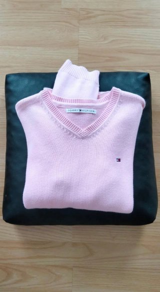 Jersey Tommy Hilfiger rosa mujer