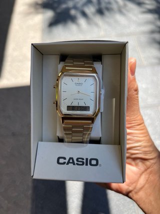 CASIOAQ230 Nuevo con papeles y garantía
