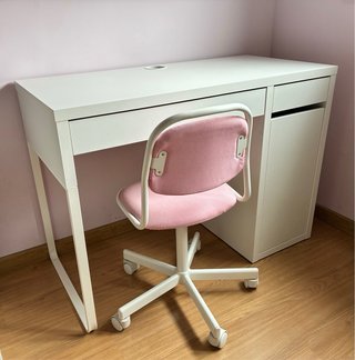 Silla Escritorio Orjfall Ikea Rosa
