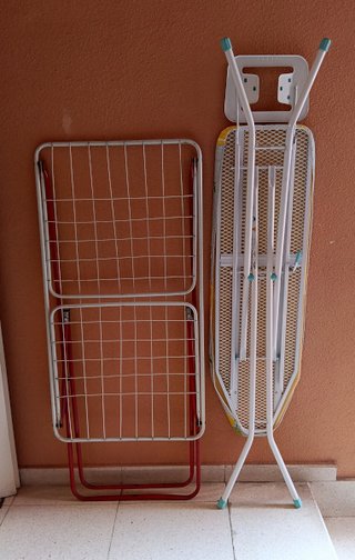 Planchas, TABLA de PLANCHAR y TENDEDERO ROPA
