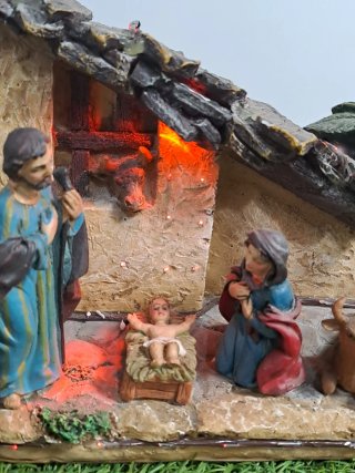 Addobbo Presepe con Luci