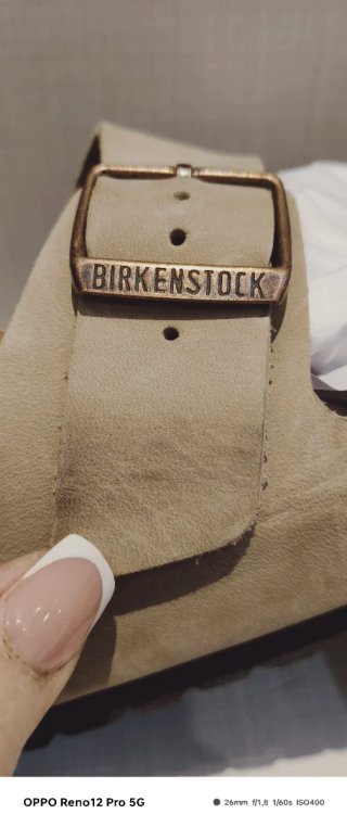 Sandali Birkenstock Uomo 41 Beige/Marrone