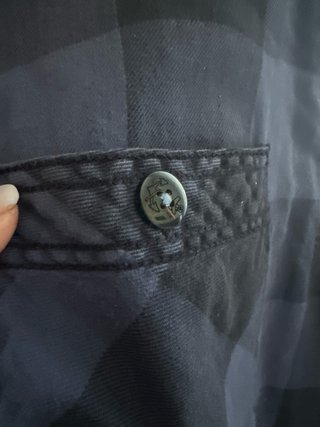 Camicia Levi's quadri blu/nero tg S