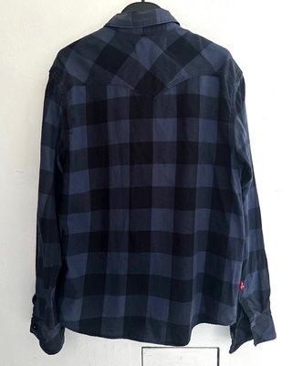 Camicia Levi's quadri blu/nero tg S
