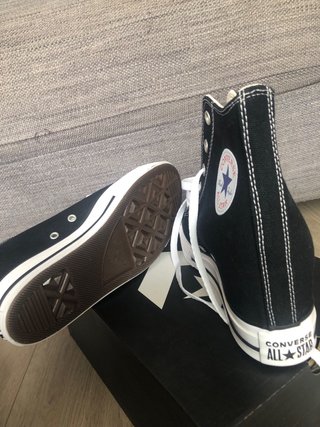 Converse All Star Plataforma Mujer Negras