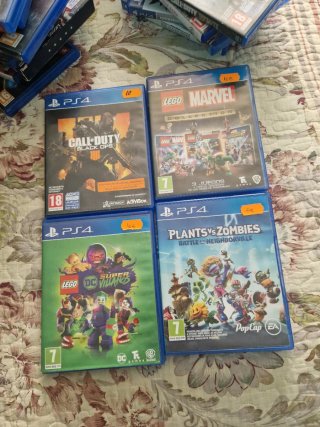 Lote juegos PlayStation 4