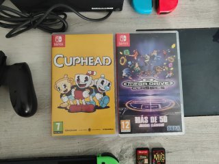 Nintendo Switch + accesorios y juegos