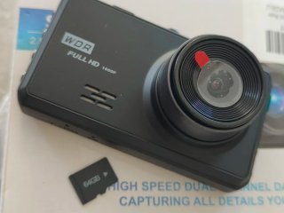 Dashcam Miden 4K Fronte/Retro + SD 64GB Nuova