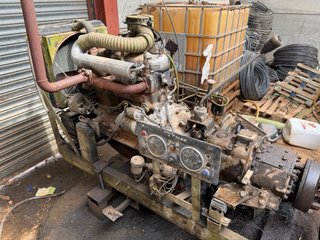 Motor y Caja funcionando  Land Rover Santana
