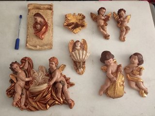Lote Figuras Religiosas (Vintage).