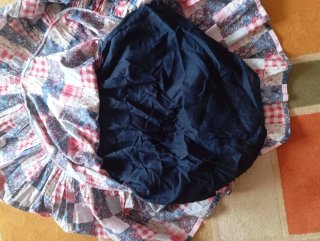 Vestido de tirantes patchwork