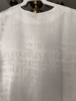Blusa manga corta blanca