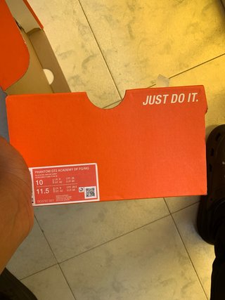 Botas de fútbol Nike Phantom Negras Naranja