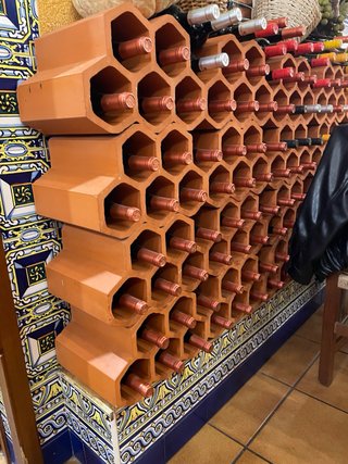 Botellero o celosía de terracota