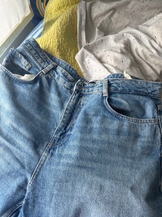 Pantalones anchos Zara azules talla 44