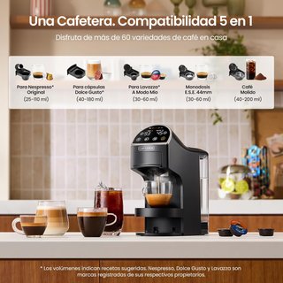 Cafetera  5 en 1 multicápsulas NUEVA