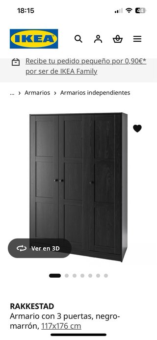 Se vende armario Ikea como nuevo