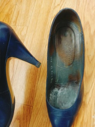 Tacones Casetta Vintage Azul Talla 37